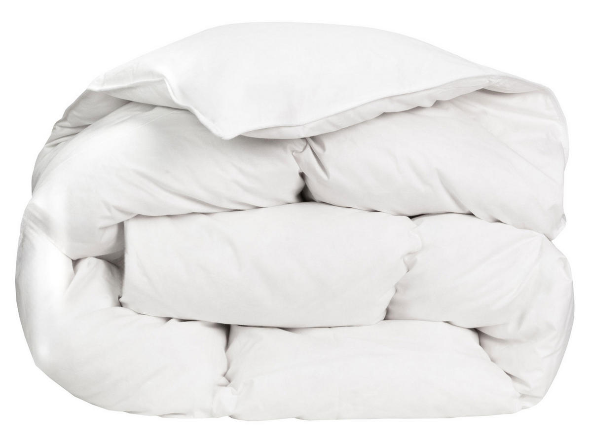 BETTDECKE, 100% Baumwolle - Weiß, Textil (135/200cm) - Zollner