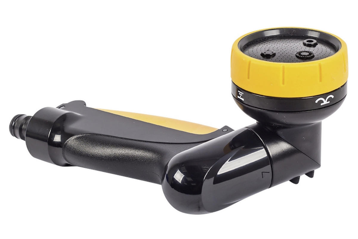 GARTENBRAUSE Sprinkler 2in1 - Schwarz, Kunststoff (14/21/7cm) - Maximex