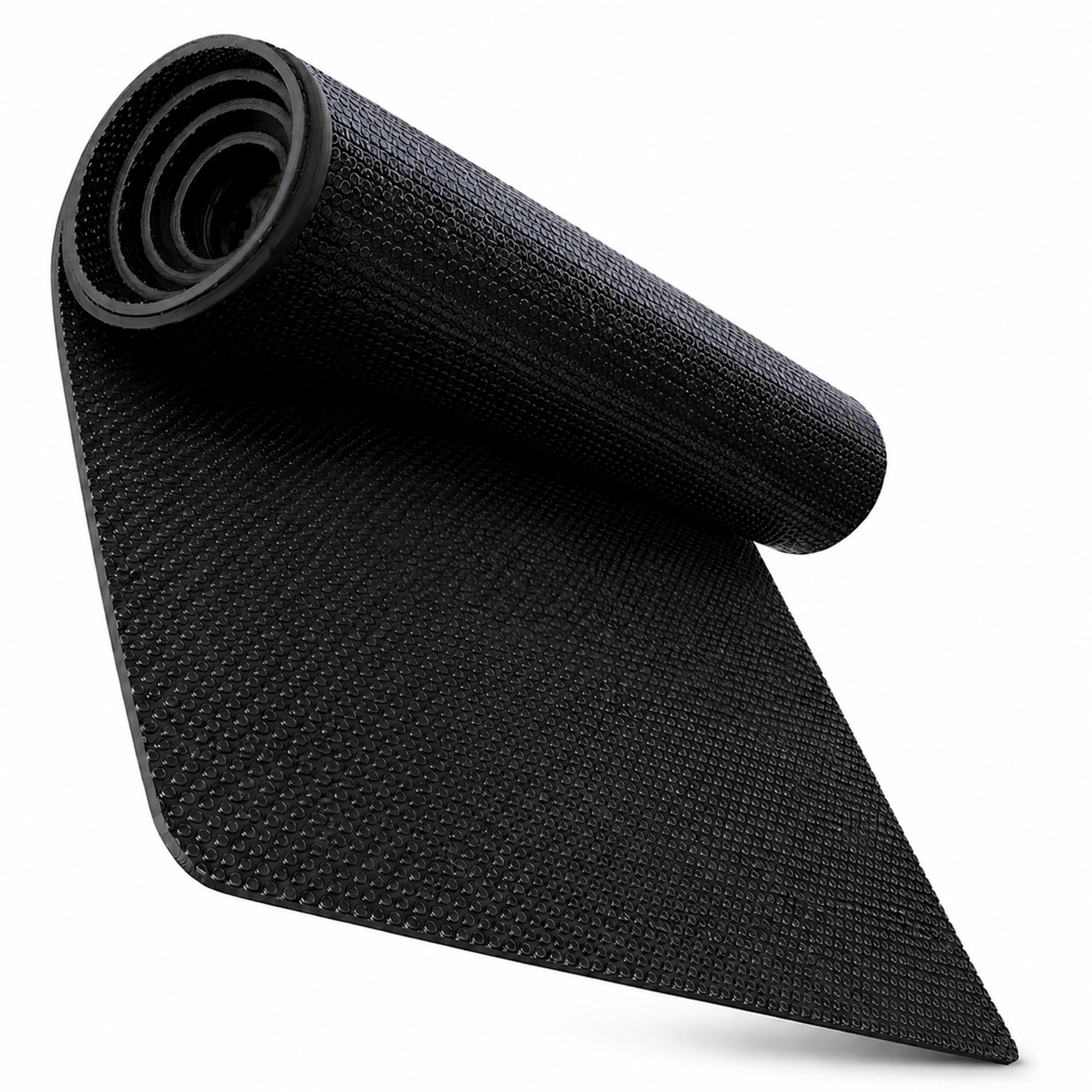 PODLOŽKA Čierna PVC protišmyková 180x60 cm - čierna, plast (180/60cm) - Relaxdays