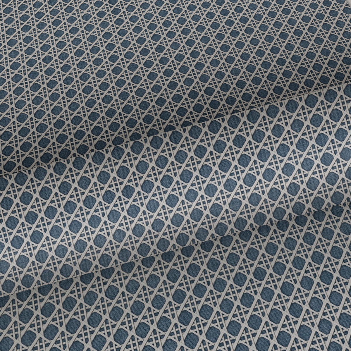 TAPETE Karomuster 53 cm x 10 m - Blau, Papier (53/1000cm) - Sanders & Sanders
