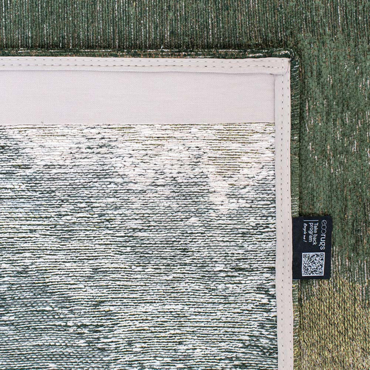 TEPPICH Palm Green Meditation Lagoon 80/150 cm - Grün, Textil (80/150cm) - Louis De Poortere