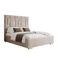 POLSTERBETT BRIGITTE GOLD mit Bettkasten 180x200 cm Element 17 - Beige, Textil (180/200cm) - Lookway