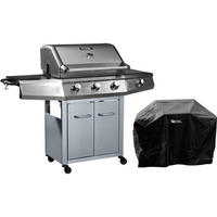 GASGRILL bingo 4 Silber - Grau, Metall (57/115/143cm) - Habitat Garten