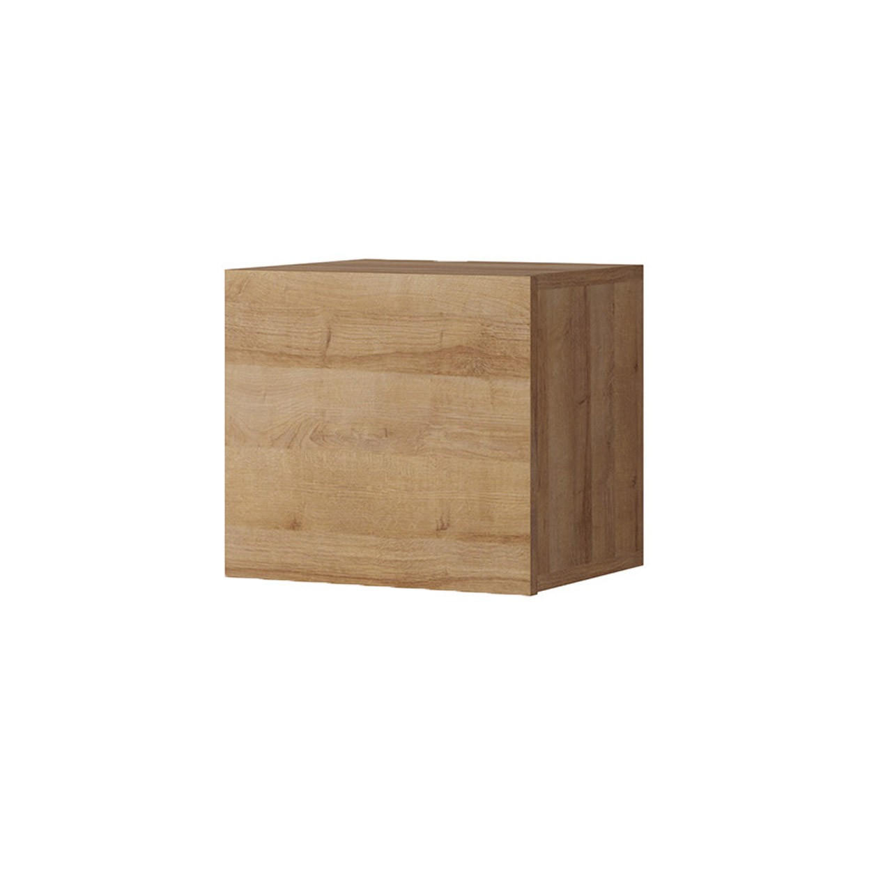 SCHRANK Bird Goldene Eiche, Quadratischer Hängeschrank - Eichefarben, Holzwerkstoff (34/34/32cm) - Bettso