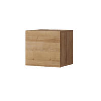 SCHRANK Bird Goldene Eiche, Quadratischer Hängeschrank - Eichefarben, Holzwerkstoff (34/34/32cm) - Bettso