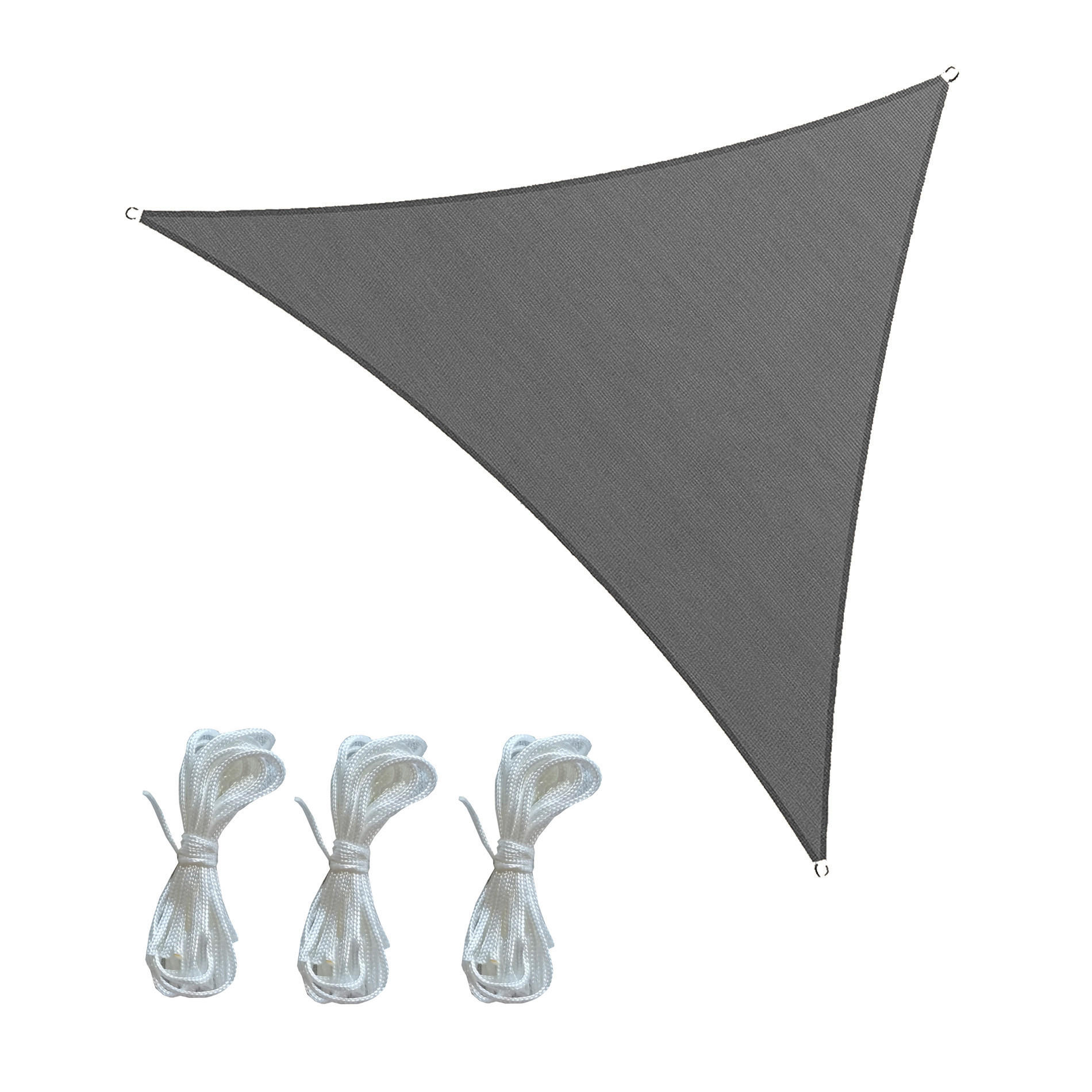 SONNENSEGEL Grau 300/300/1 cm - Grau, Kunststoff (300/300cm) - Mobili Rebecca