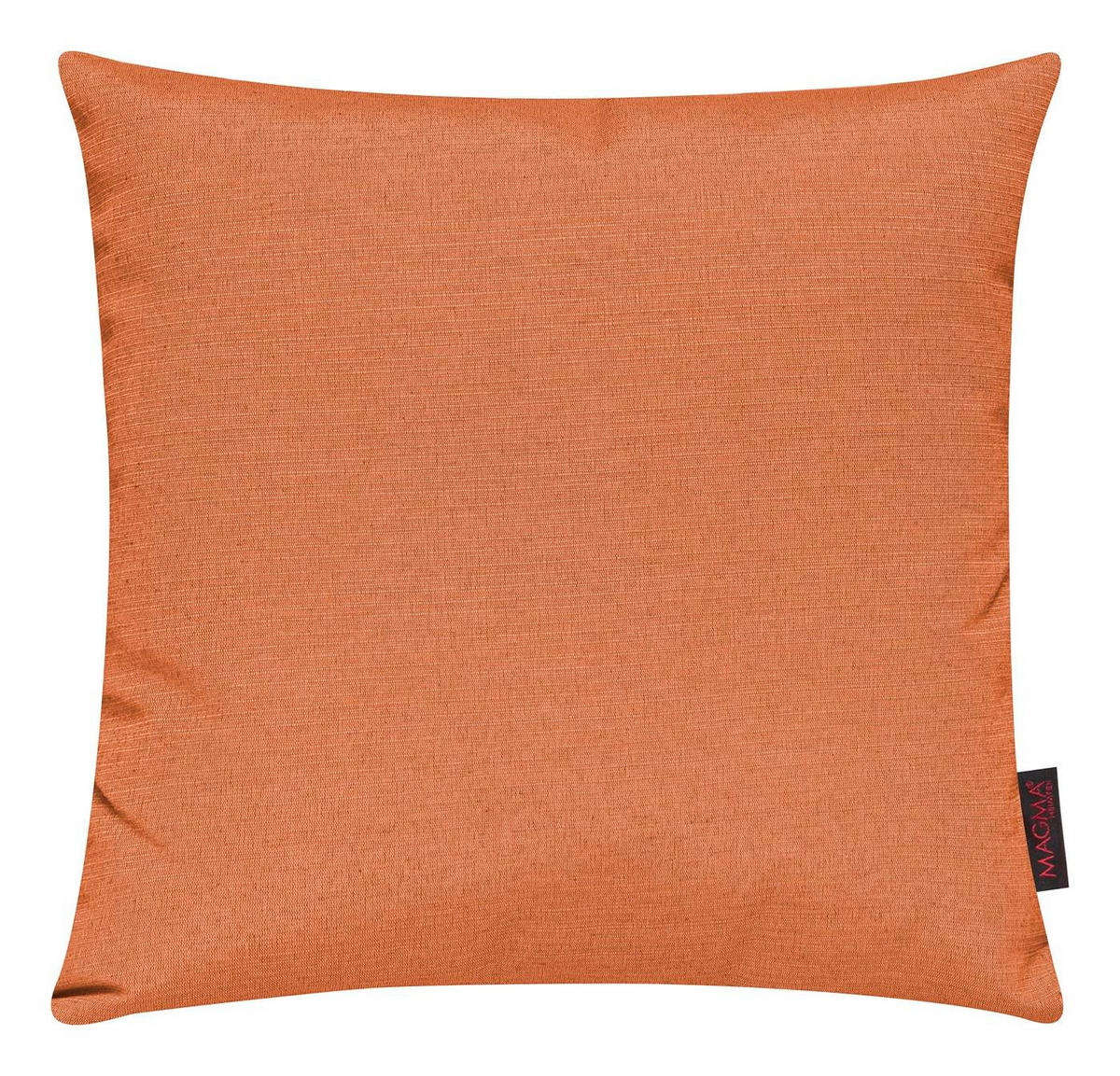 KISSENHÜLLE 2er Set Fino uni 50/50 cm - Orange, Textil (50/50cm) - Magma Heimtexx