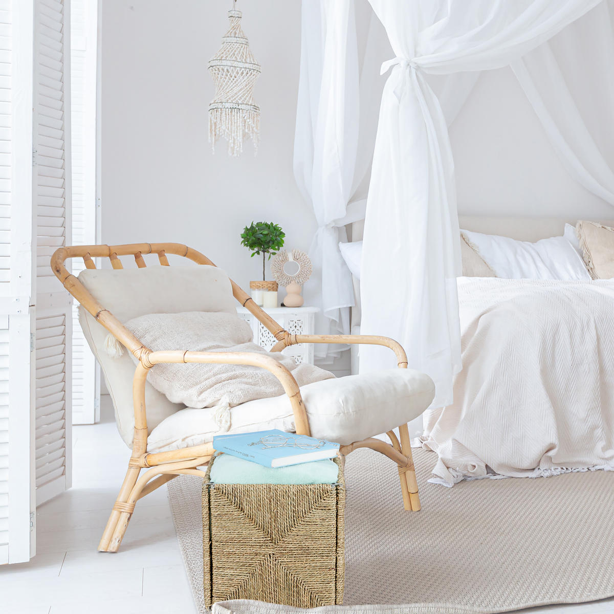 AUFBEWAHRUNGSKORB - Hellbraun, Textil/Metall (30/30/30cm) - Relaxdays