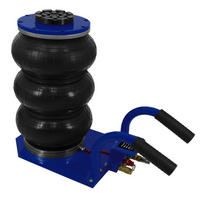 PNEUMATISCHER WAGENHEBER 3,5T mit Tragegriffe - Blau, Metall (51/26/16.5cm) - Monstershop