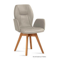 ARMLEHNSTUHL drehbar (8er-Set) Draia 58x92x60 Eiche geölt/Natur - Eichefarben/Naturfarben, Kunststoff (60/92/58cm) - 58aufmkessel