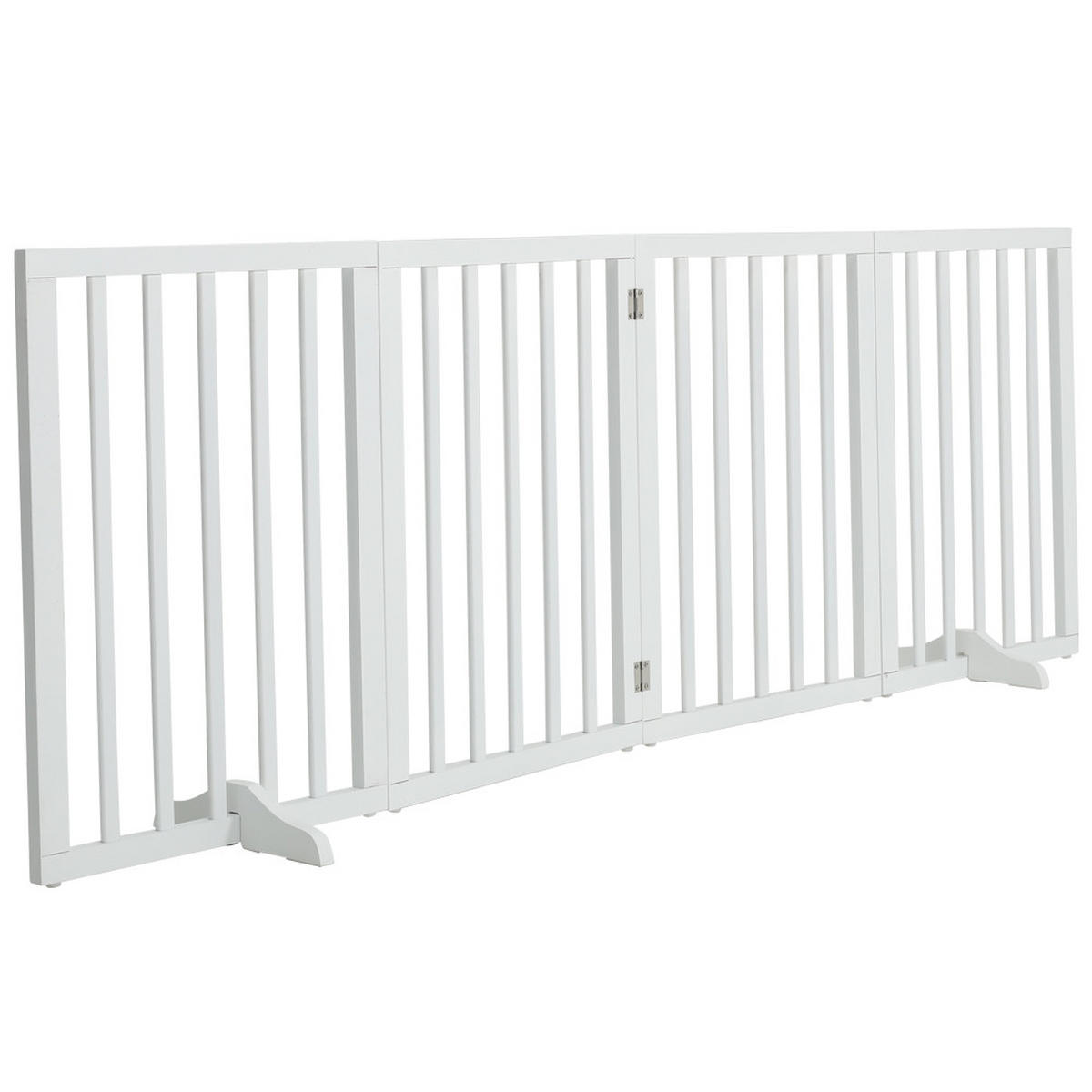 SCHUTZGITTER 4-Paneele Faltbar Freistehend MDF Weiß - Weiß, Holzwerkstoff (183.5/1.8cm) - Livingandhome