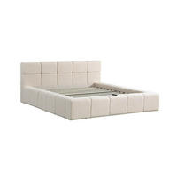 LED BETT GALA - Beige, Mit Matratze - Beige, Kunststoff - Home Deluxe