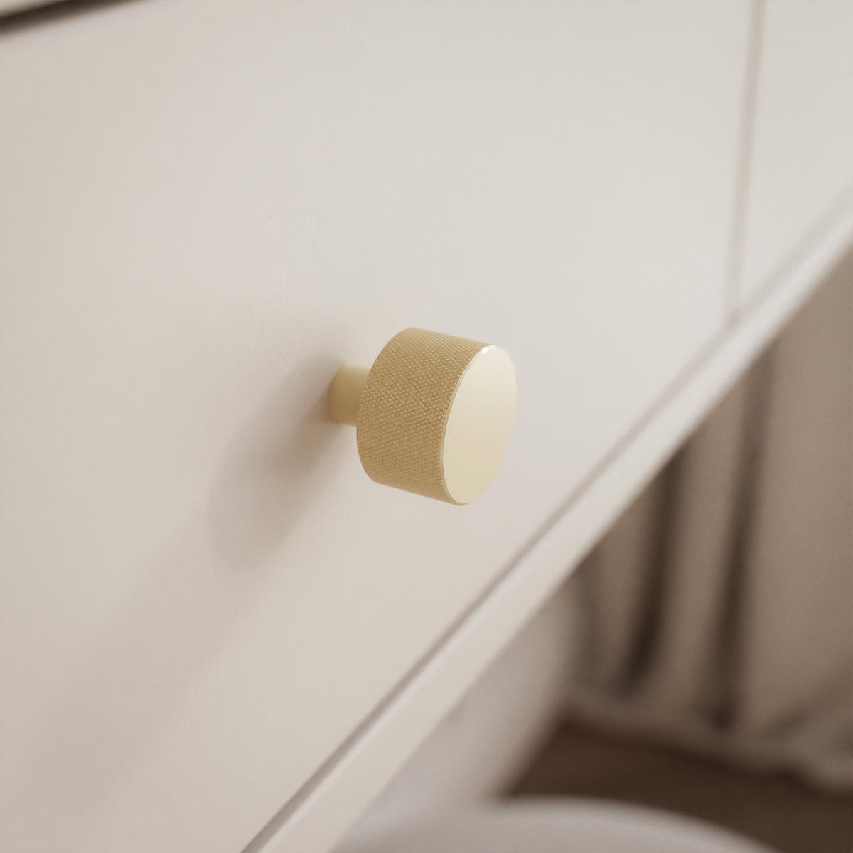 SCHMINKTISCH OVALINE mit Spiegel, 123 cm Beige - Beige/Goldfarben, Holzwerkstoff/Metall (123/17.5/36cm) - Idohome