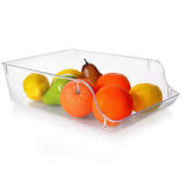 KÜHLSCHRANK-ORGANIZER 35 x 22,5 x 10 cm - Transparent, Kunststoff (35/10/22.5cm) - Excellent Houseware