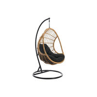 HÄNGESESSEL - 1 Person - Harz - Naturfarben Hell - - Naturfarben, Kunststoff (105/195/105cm) - Vente-Unique
