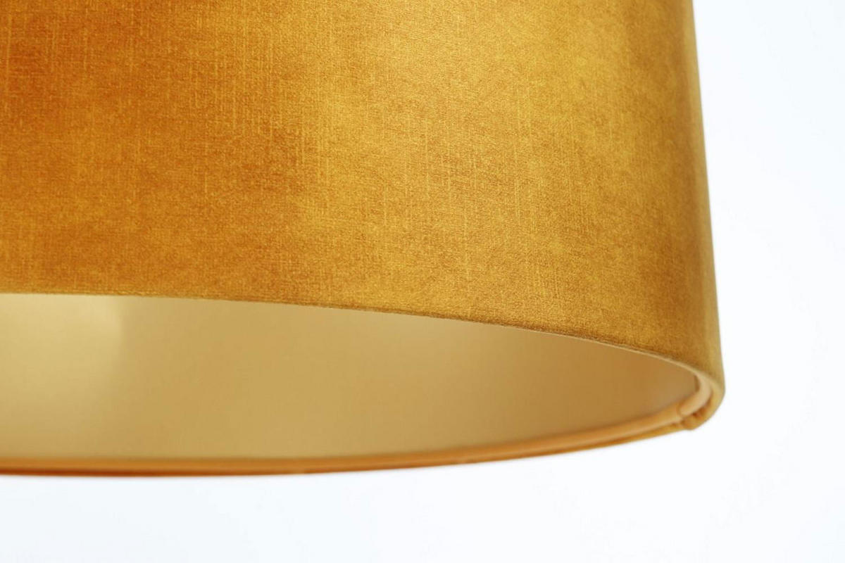 HÄNGELEUCHTE Gelb 60/30 cm - Gelb/Goldfarben, Kunststoff (60/0.8/30cm) - ONZENO