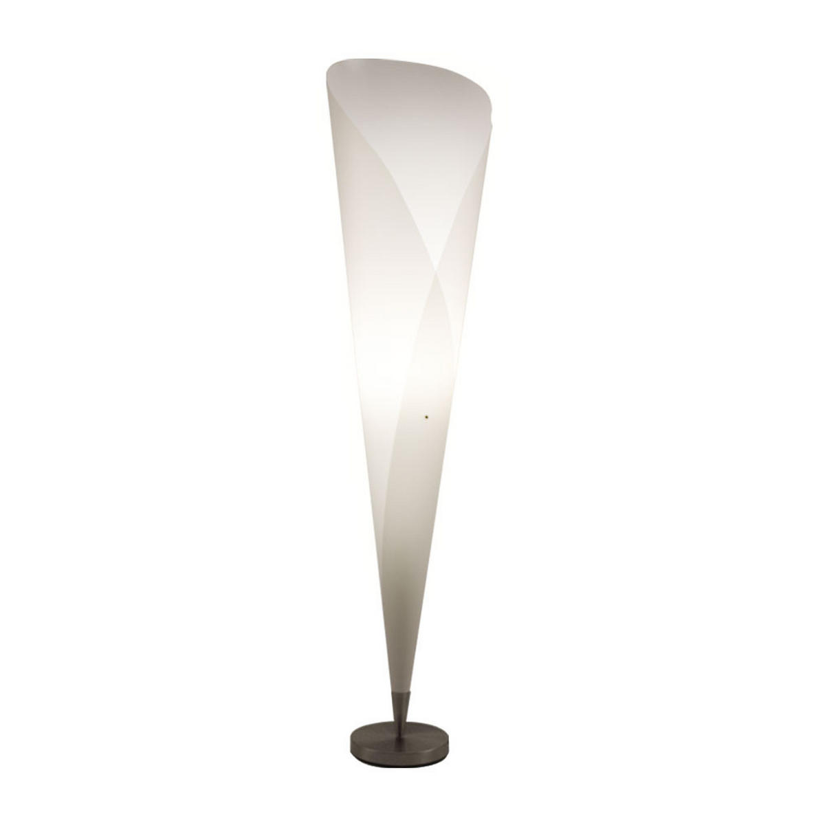 LED STEHLEUCHTE Metall Weiß Kunststoff - Weiß, Metall (30/35/143.5cm)