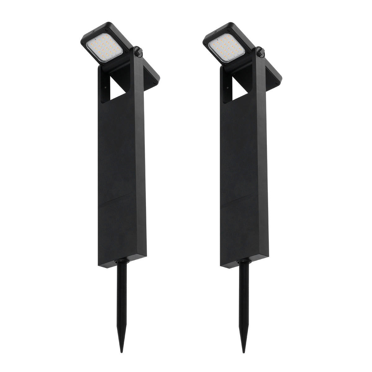 SOLARLEUCHTEN BRITY schwarz - Schwarz, Kunststoff (16.2/2.8/49cm) - Lumisky