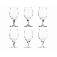 BIERGLÄSER XNO, GOBLET, XNO, 370 ml, 6er-Set - Transparent, Glas (0.37L) - Krosno Glass
