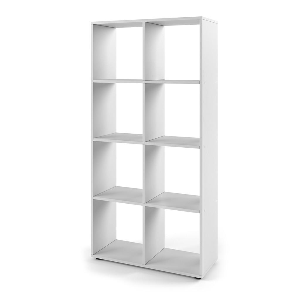 RAUMTEILER Scutum Weiß 143 x 72 cm - Weiß, Holzwerkstoff (143/72/29cm) - Vicco