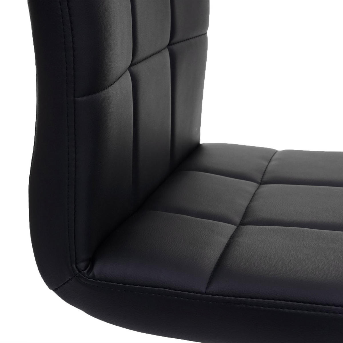 ESSZIMMERSTUHL Schwarz 2er-Set - Schwarz, Textil (64/90/64cm) - MCW