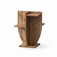 PFLANZENSTÄNDER Ceki Walnuss - Braun, Holzwerkstoff (29/29/62cm) - Decorotika