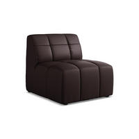 SOFAELEMENT Kunstleder Violett - Pflaume/Schwarz, Holzwerkstoff/Kunststoff (75/77/90cm) - Makamii