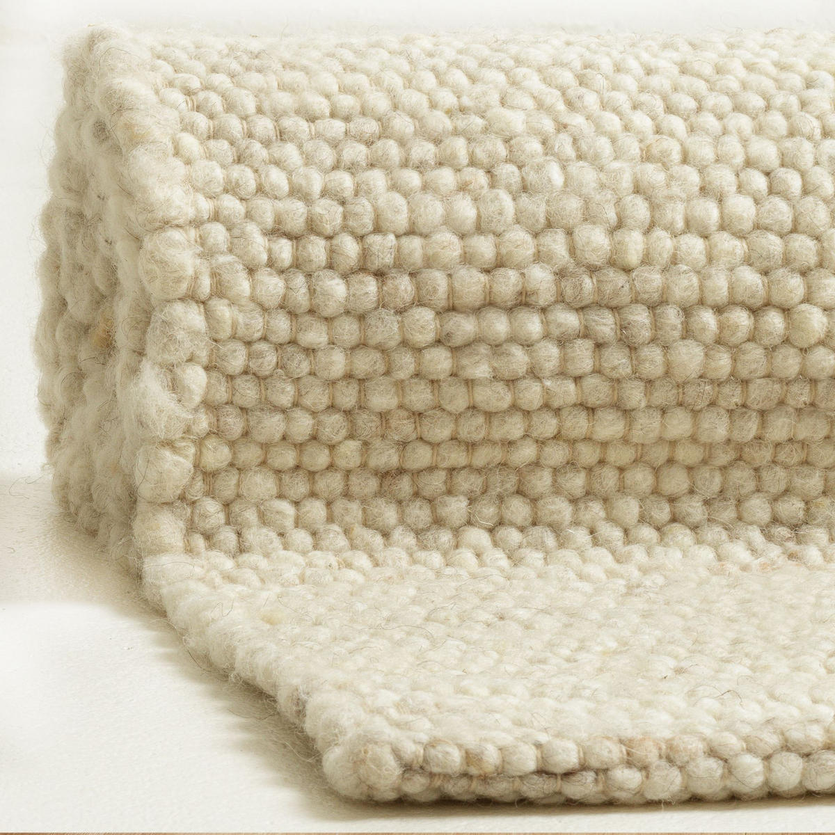 HANDWEBTEPPICH Anden 60x90 cm - Champagner, Textil (60/90cm) - Rug and Roll