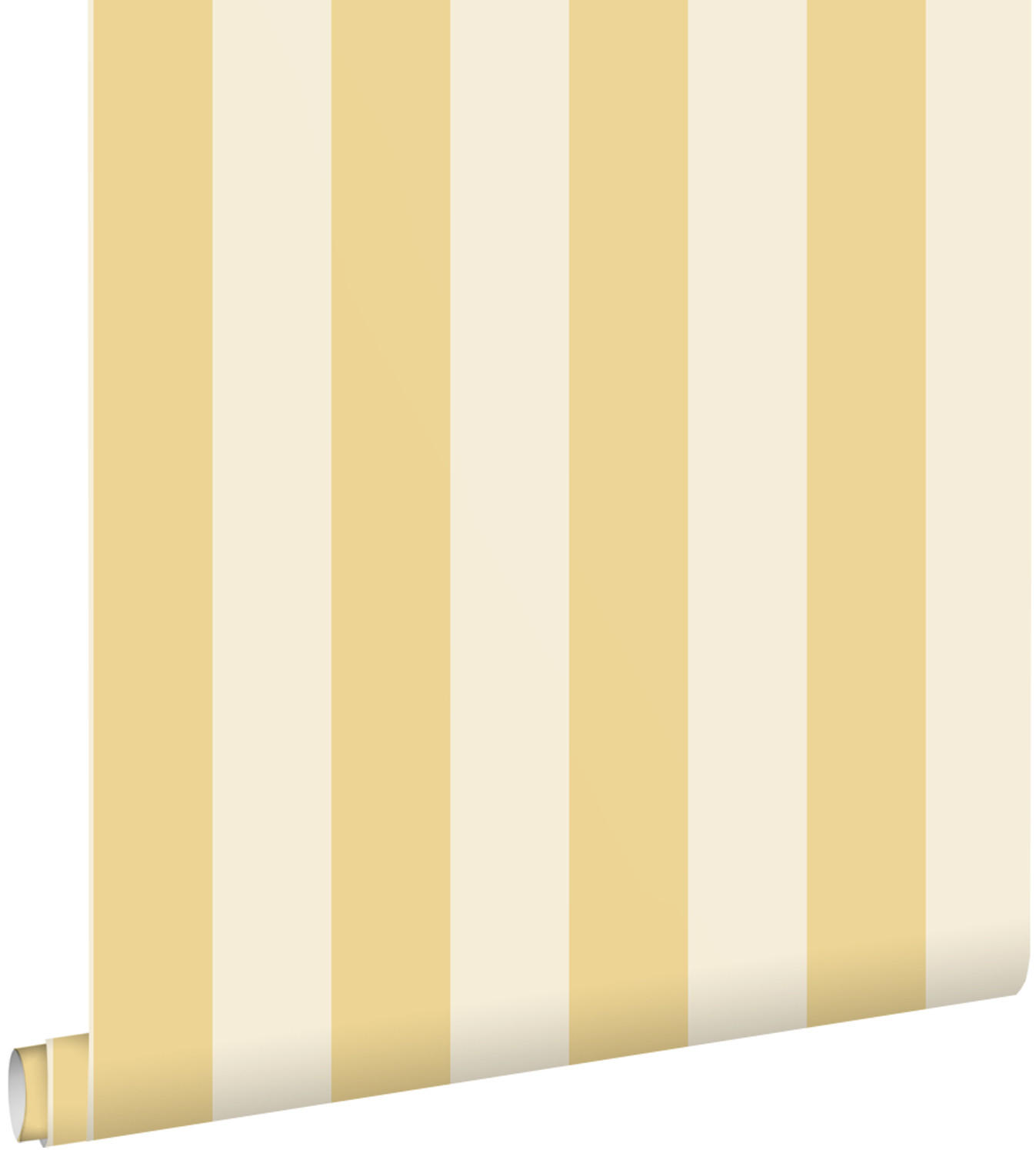 TAPETE Streifen 0.53 x 10.05 m - Gelb, Papier (53/0.1cm) - ESTAhome