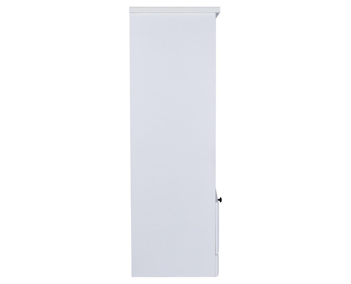 STANDREGAL Thilo Soft-Close - Weiß, Holzwerkstoff (48/126/40cm) - arthur berndt