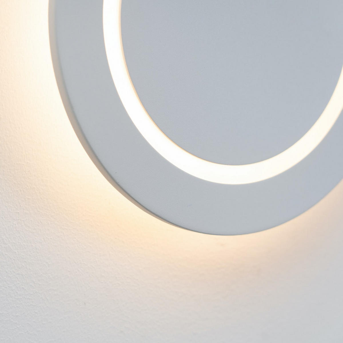 WANDLEUCHTE Evans, Weiß, 4cm - Weiß, Metall (24/24/4cm) - KOSILUM