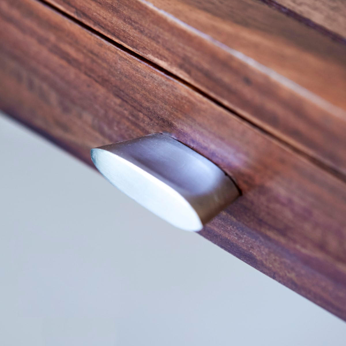 SCHREIBTISCH Luna Natur aus Palisander - Naturfarben, Holz (58/128/80cm) - Tikamoon