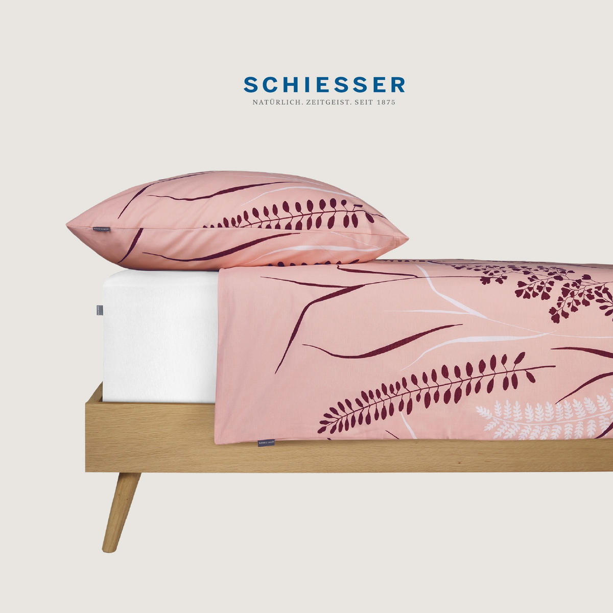 BETTWÄSCHESET Annic - Renforcé - 2-teilig - 155 x 220 cm - Rosa - Rosa, Textil (155/220cm) - SCHIESSER