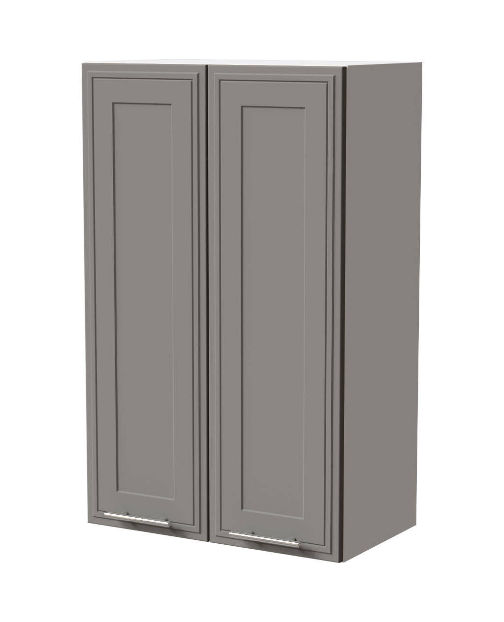 HÄNGESCHRANK Salo W4/60 Weiß / Dust Grey Matt 60 / 32,5 / 96cm - Weiß/Grau, Holz/Holzwerkstoff (60/96/32.5cm) - Feldmann-Wohnen