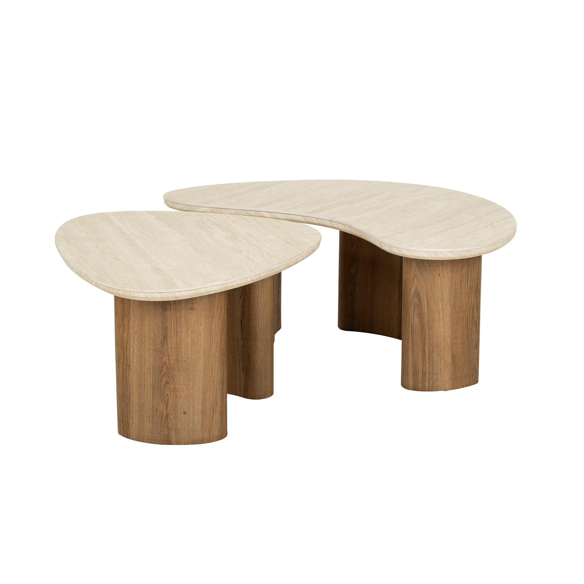 Hoyz Collection Couchtisch Beige 88x36x44 cm