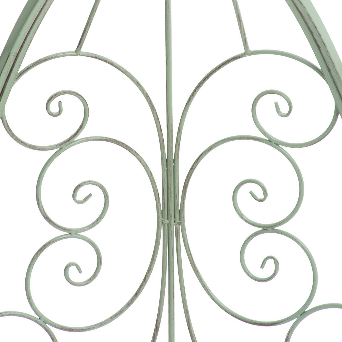PAVILLON 120/58/178 cm Metall Antik-Grün - Grün, Metall (120/178/58cm) - CLP