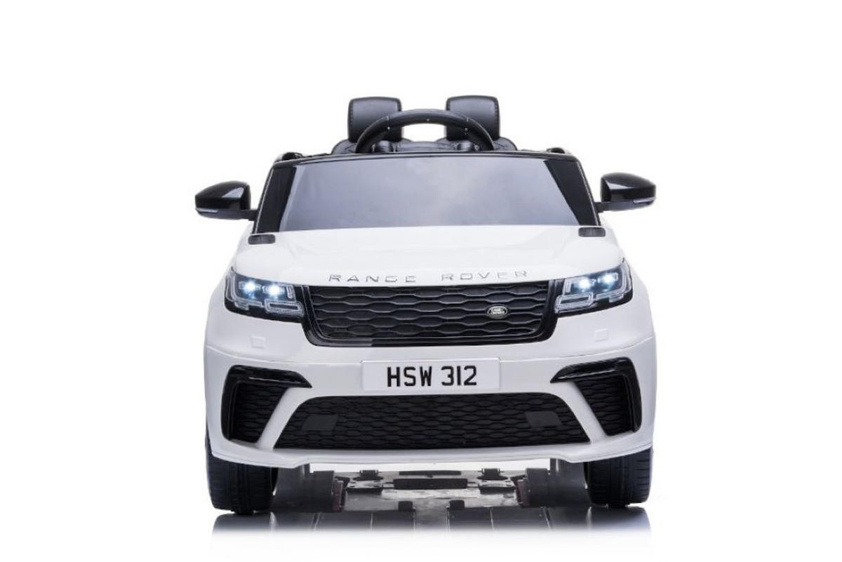 KINDER ELEKTROAUTO Range Rover Velar weiß EVA-Reifen, LED-Scheinwerfer, Musikfunktion, Batterieanzeige - Weiß, Kunststoff (108/61/50cm) - Es-Toys