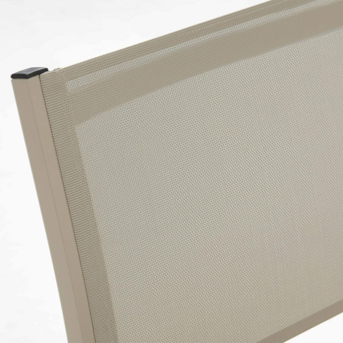 GARTENSTUHL, Beige - Beige, Metall (48/87/60cm) - Oviala