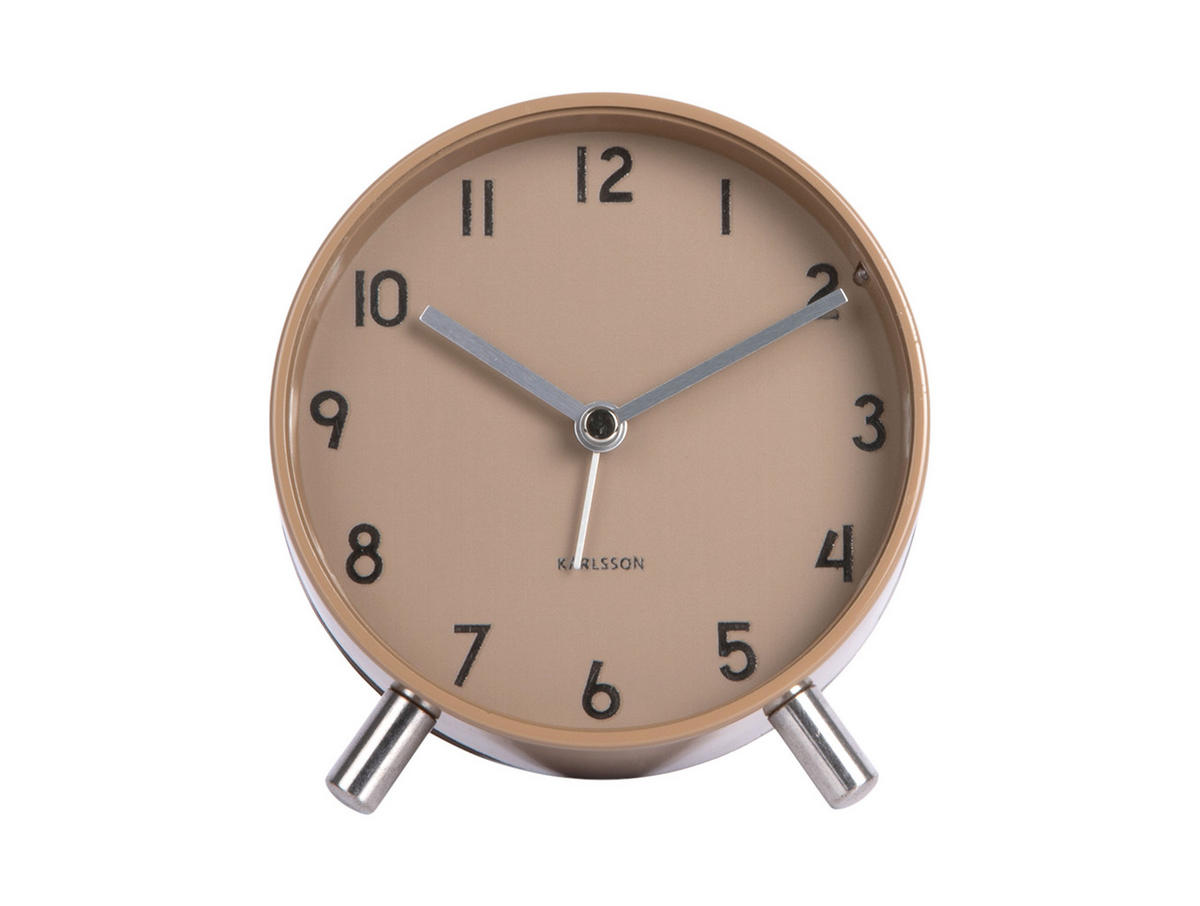 WECKER Cadiz Elan - Braun - 12/11 cm - Braun, Metall (12/11/12cm) - Karlsson
