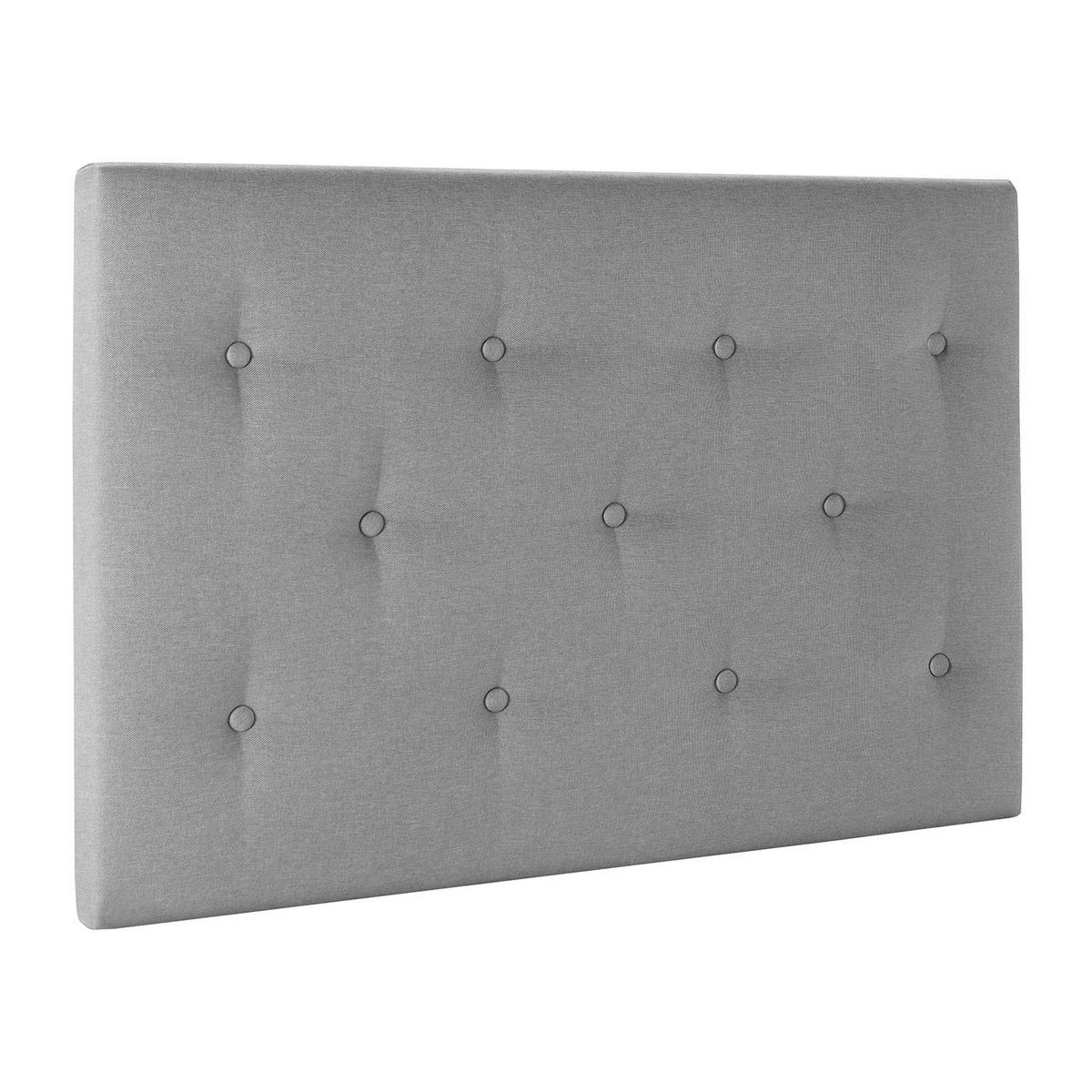 KOPFTEIL Turin 90x60 cm Grau - Grau, Textil (6/90/90cm) - VS Venta-stock