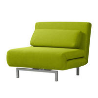 SCHLAFSESSEL - Silberfarben/Limette, Textil/Metall (92/78/85cm) - home24