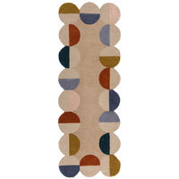 TEPPICH aus Wolle HALLEIN in Rost, geometrisch, 80 x 230 cm - Multicolor, Textil (80/230cm) - KADIMA DESIGN