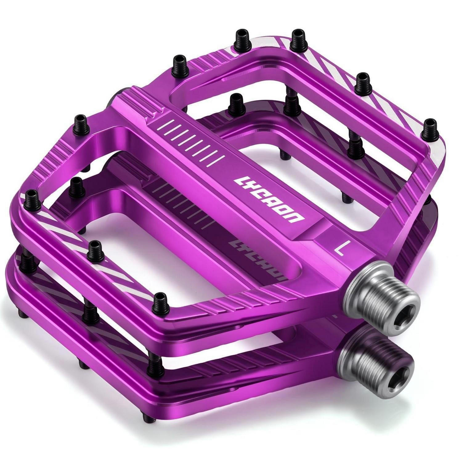 FAHRRADPEDALE Aluminiumlegierung Violett - Violett, Metall (1.1/1.5/11cm)
