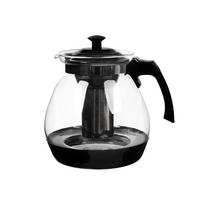 TEEKANNE Beker schwarz 2,3 l - Transparent, Glas (17/20/17cm) - Homla