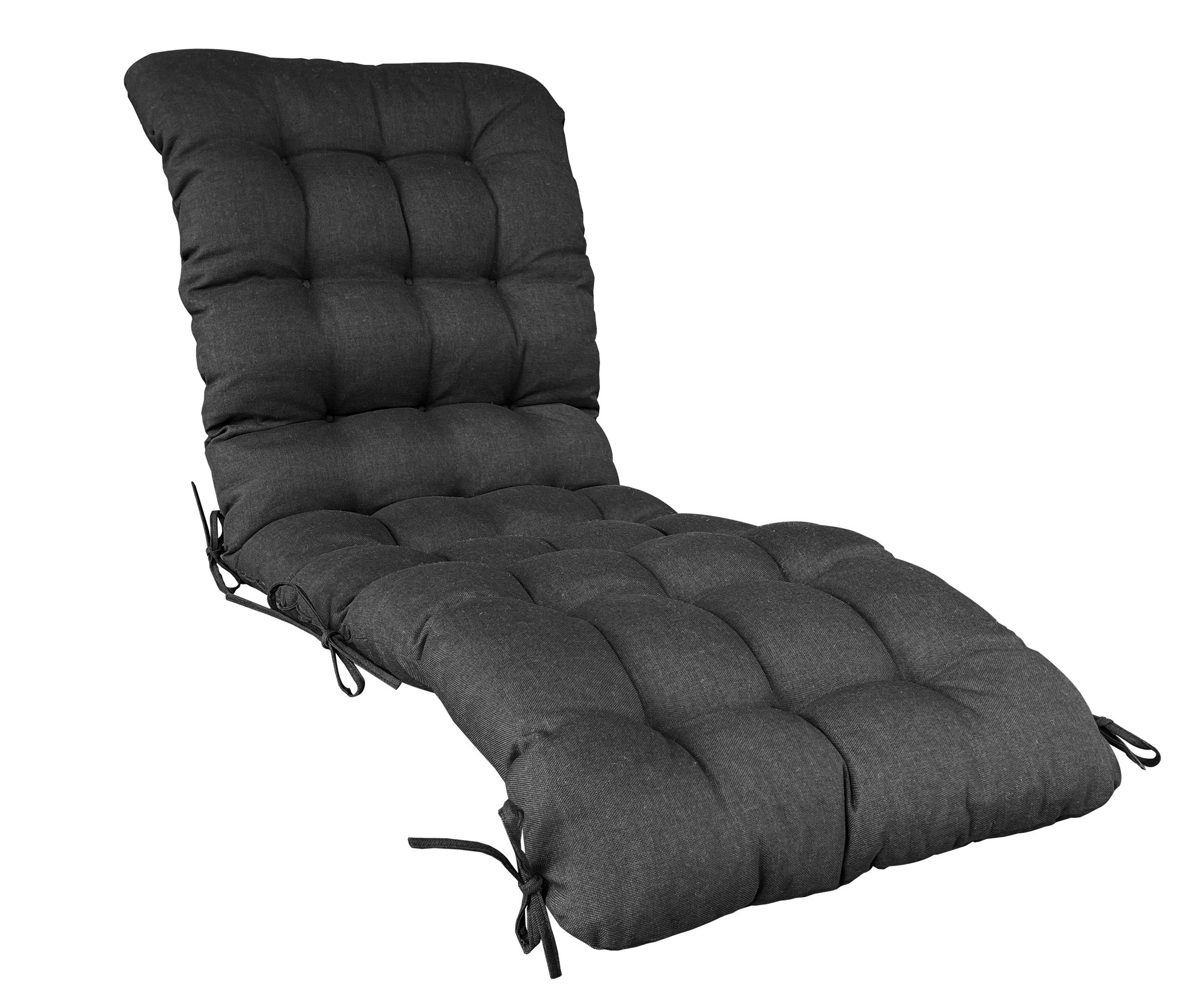 LIEGESTUHLAUFLAGE 157x57 cm Anthrazit - Anthrazit, Textil (57/10/157cm) - QUICK STAR