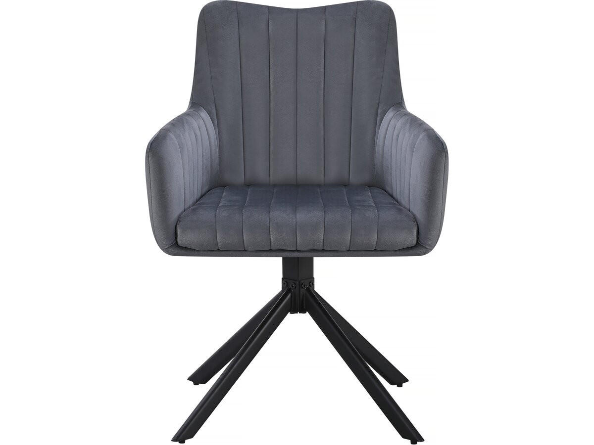 STUHL & BARHOCKER pharell Grau - Grau, Textil (61/87/58cm) - Habitat Garten