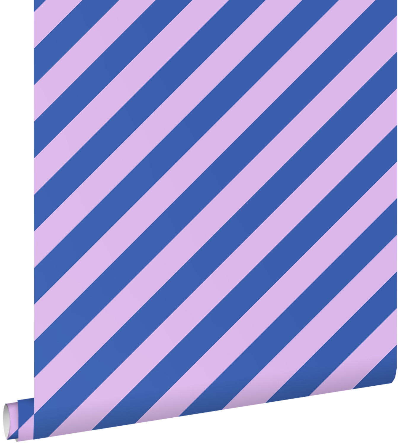 TAPETE Streifen 53 cm x 10.05 m - Lila, Papier (53/1000cm) - ESTAhome