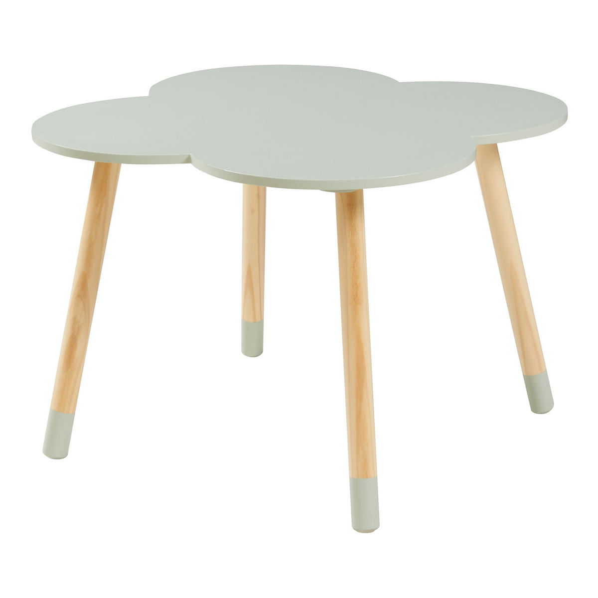 DĚTSKÁ SEDACÍ SOUPRAVA Epim - mátově zelená, dřevo/kompozitní dřevo (60/44/60cm) - [en.casa]