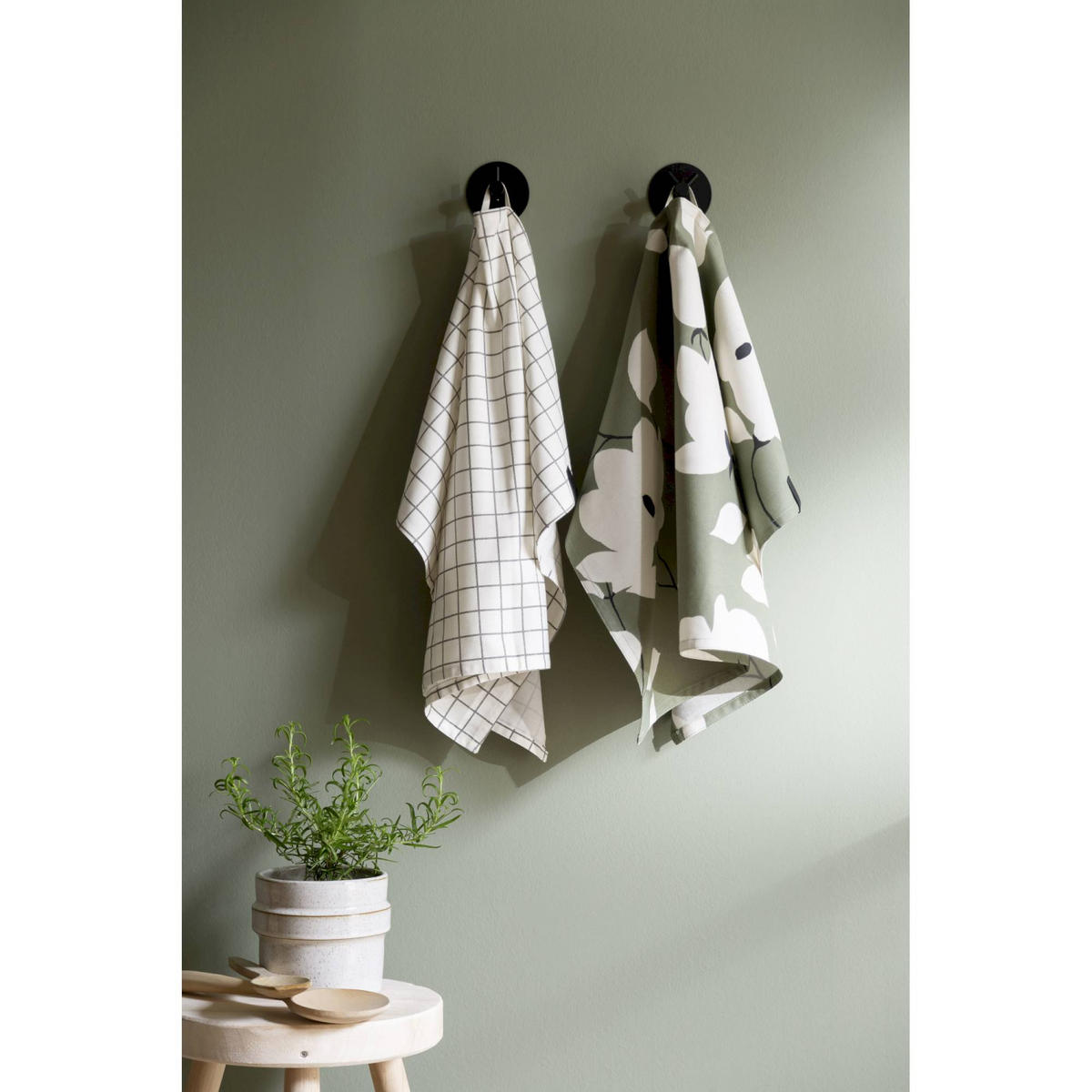 UTIERKA na riad DUO - sivá, textil (70/50cm) - Schöner Wohnen