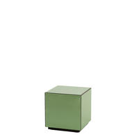 BLUMENSÄULE Daxton Grün 40/40/40 cm - Grün, Glas (40/40/40cm) - Light & Living
